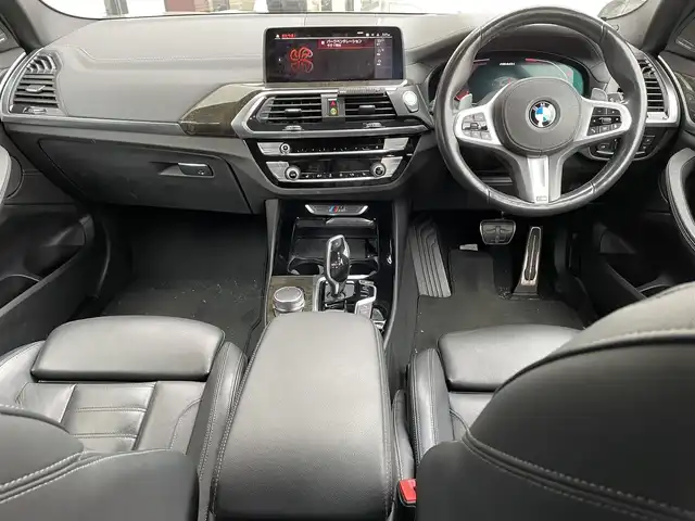 ＢＭＷ Ｘ３ M40i 宮城県 2020(令2)年 11.3万km 黒 登録時走行距離113067km/純正ナビ（BT/TV）/サンルーフ/レザーシート/パワーシート/シートヒーター/パワーバックドア/革巻きステアリング/全方位カメラ/純正AW