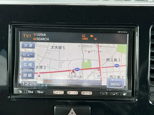 日産 モコ Sアイドリングストップ 栃木県 2013(平25)年 7万km アーバンブラウン 純正ナビ/前方ドライブレコーダー/バックカメラ/純正AW（積込）/社外AW/フロアマット/LEDヘッドライト/フォグランプ/ビルトインETC/Bluetooth/ワンセグ