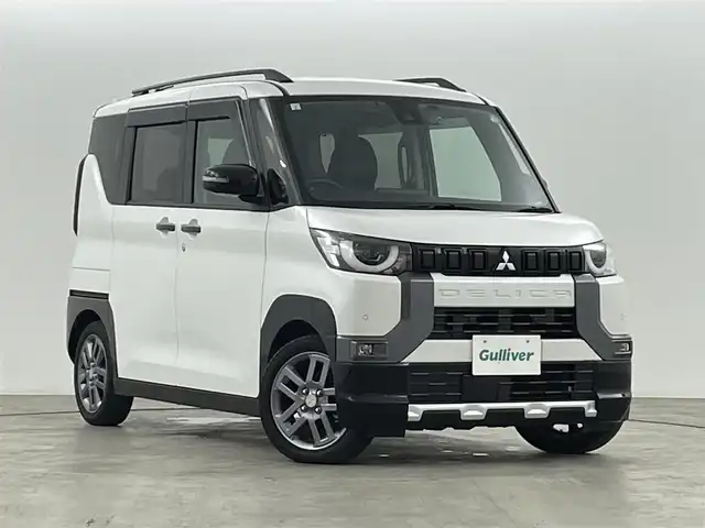 三菱 デリカミニ T プレミアム 福島県 2024(令6)年 2.9万km アメジストブラック/シルキーホワイト レンタアップ/三菱e-Assist/・衝突被害軽減ブレーキシステム（歩行者検知付き）/・オートマチックハイビーム/・車線逸脱警報システム&車線逸脱防止支援機能/・ふらつき警報/マイパイロット/・レーダークルーズコントロール（全車速追従機能付き）/・車線維持支援機能/・マルチアラウンドモニター（移動物検知機能付き）/・デジタルルームミラー（マルチアラウンドモニター付き）/メモリナビ/・型番：不明/・AM/FM/CD/DVD/BT/HDMI/フルセグTV/・全方位カメラ/・ETC/両側パワースライドドア/電子パーキングブレーキ/・オートブレーキホールド/アイドリングストップ/プッシュスタート/・スマートキー/ルーフレール/ハーフレザーシート/・シートヒーター/・ベンチシート/純正フロアマット