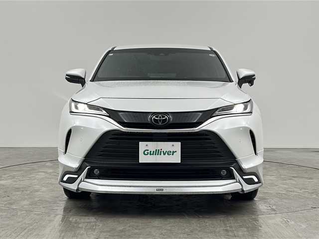 トヨタ ハリアー G 三重県 2023(令5)年 1.6万km プラチナホワイトパールマイカ 禁煙車/純正コネクトナビ/バックカメラ/モデリスタエアロ/プリクラッシュセーフティ/レーダークルーズコントロール/レーンキープアシスト /デジタルインナーミラー /オートライト/オートハイビーム/LEDヘッドライト/フォグランプ/パワーシート/ハーフレザーシート /スマートキー/プッシュスタート