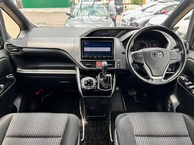 トヨタ ヴォクシー ZS 煌Ⅱ 宮城県 2020(令2)年 3.2万km ブラッキッシュアゲハガラスフレーク セーフティセンス/・プリクラッシュセーフティ/・レーンディパーチャーアラート/・オートマチックハイビーム/先行車発進告知機能/インテリジェントクリアランスソナー/純正フリップダウンモニター（V12T-R68C）/純正9インチナビ（NSZT-Y68T）/・CD/DVD/・Bluetooth/・フルセグTV/バックカメラ/ビルトインETC/ドライブレコーダー/両側パワースライドドア/革巻きステアリング/クルーズコントロール/ステアリングスイッチ/LEDヘッドランプ/フォグランプ/オートライト/スマートキー＆プッシュスタート/スペアキー/電動格納ミラー/純正16インチAW/純正フロアマット/純正ドアバイザー/Wエアバッグ