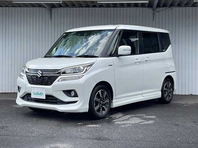 スズキ ソリオ バンディット HV MV 長野県 2019(平31)年 3.9万km ピュアホワイトP レーダーブレーキ /エクリプスメモリナビフルセグTV/バックカメラ/ETC/左側パワースライドドア/リアコーナーセンサー /クルーズコントロール/プッシュスタートエンジン/純正フロアマット