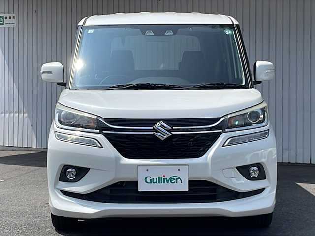 スズキ ソリオ バンディット HV MV 長野県 2019(平31)年 3.9万km ピュアホワイトP レーダーブレーキ /エクリプスメモリナビフルセグTV/バックカメラ/ETC/左側パワースライドドア/リアコーナーセンサー /クルーズコントロール/プッシュスタートエンジン/純正フロアマット
