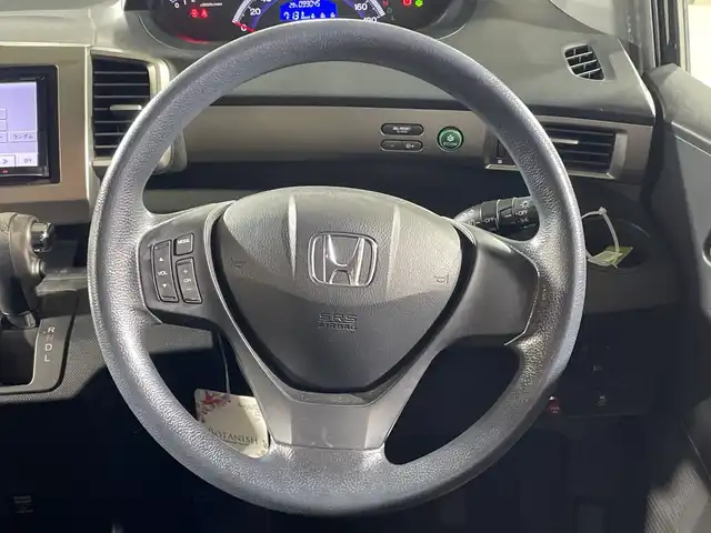 ホンダ フリード スパイク G ジャストセレクション 福岡県 2013(平25)年 10万km プレミアムスパークルブラックパール 社外７型SDナビ（ワンセグTV/CD/AM/FM）バックモニターETCフォグランプHIDヘッドライトスマートキー×２左側パワスラ電動格納ミラー横滑り防止
