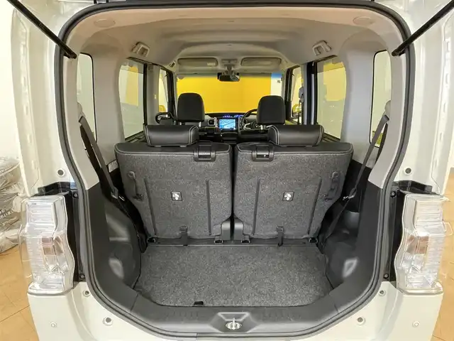 ダイハツ タント カスタム RS トップED SAⅡ 群馬県 2015(平27)年 5.7万km パールホワイトⅢ ダイハツスマートアシストII/・衝突回避支援ブレーキ/・車線逸脱警報機能/・横滑り防止/・オートライト/純正8インチメーカーナビ/　AM/FM/DVD/TV（フルセグ）/Bluetooth/ipod/純正15インチAW/純正フロアマット/純正ドライブレコーダー/ターボチャージャー/衝突安全ボディ/両側パワースライドドア/電動格納ミラー/アイドリングストップ/ビルトインETC/スマートキー/プッシュスタート/LEDヘッドランプ/全席ハーフレザーシート/本革巻きステアリング/ステアリングスイッチ/USB入力端子/HDML入力端子/AAC