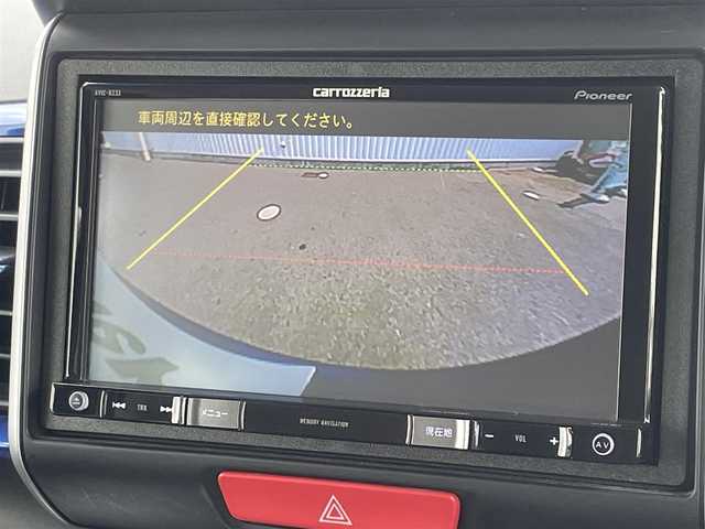 ホンダ Ｎ ＢＯＸ 2トーン G Lパッケージ 福岡県 2016(平28)年 4.8万km 青／白 社外ナビ（ＡＶＩＣ－ＲＺ３３）/バックカメラ/パワースライドドア/ビルトインＥＴＣ/ステアリングリモコン/ワンセグＴＶ/ＣＤ／ＤＶＤ再生/純正アルミ/ロールサンシェード/スマートキー/プッシュスタート