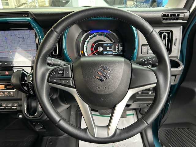 スズキ ハスラー HYBRID X 道東・釧路十勝 2020(令2)年 5.6万km デニムブルー ガンメタリック 2トーン 4WD/禁煙車/寒冷地仕様/純正メモリナビ/BT/CD/DVD/フルセグ/AppleCarplay/Android/全方位カメラ/前後ドライブレコーダー/前席シートヒーター/サイドテーブル（左後ろのみ）/LEDヘッドライト/ステアリングスイッチ/電動格納ミラー/ドアバイザー/保証書/取扱説明書/スペアキー1本