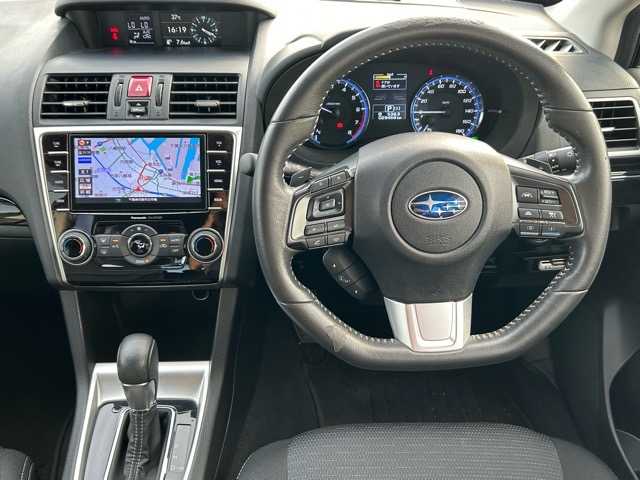 スバル レヴォーグ 1．6GT アイサイト Sスタイル 千葉県 2016(平28)年 3万km スティールブルーグレーM 純正ナビ/フルセグTV/CD/DVD/Bluetooth/ETC/バックカメラ/サイドビューモニター/前後コーナーセンサー/D席パワーシート/４WD/スバルリヤビークルディテクション/アイサイトアシストモニター/オートライト/ハイビームアシスト/ウィンカーミラー/プッシュスタート/スマートキー/スペアキー１本/LEDヘッドライト/ドアバイザー/パドルシフト/純正アルミホイール/社外フロアマット/取扱説明書/保証書