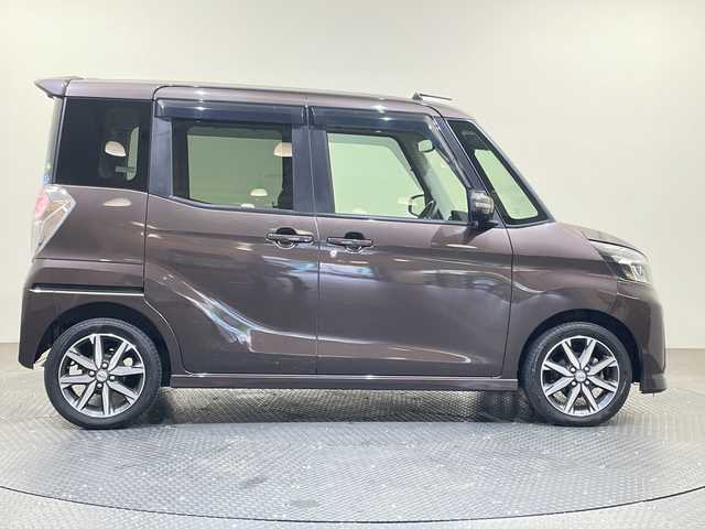 日産 デイズ ルークス ハイウェイスター Gターボ 愛媛県 2018(平30)年 2.7万km アッシュブラウンM ・純正メモリーナビゲーション/・フルセグテレビ/Bluetooth/・アラウンドビューモニター/・両側パワースライドドア/・ドライブレコーダー/・ETC/・LEDヘッドライト/・衝突被害軽減ブレーキ/・レーンキープアシスト/・オートマチックハイビーム/・スマートキー