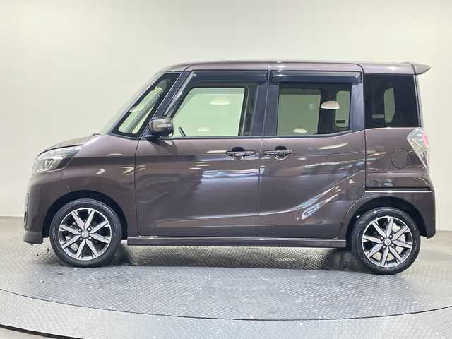 日産 デイズ ルークス ハイウェイスター Gターボ 愛媛県 2018(平30)年 2.7万km アッシュブラウンM ・純正メモリーナビゲーション/・フルセグテレビ/Bluetooth/・アラウンドビューモニター/・両側パワースライドドア/・ドライブレコーダー/・ETC/・LEDヘッドライト/・衝突被害軽減ブレーキ/・レーンキープアシスト/・オートマチックハイビーム/・スマートキー