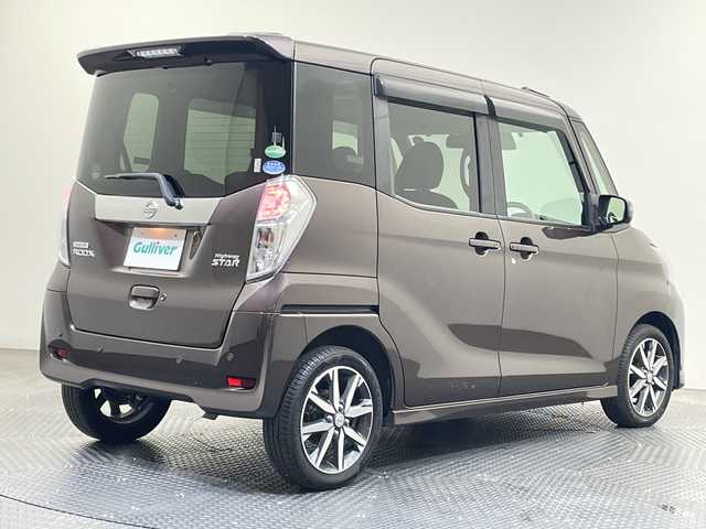 日産 デイズ ルークス ハイウェイスター Gターボ 愛媛県 2018(平30)年 2.7万km アッシュブラウンM ・純正メモリーナビゲーション/・フルセグテレビ/Bluetooth/・アラウンドビューモニター/・両側パワースライドドア/・ドライブレコーダー/・ETC/・LEDヘッドライト/・衝突被害軽減ブレーキ/・レーンキープアシスト/・オートマチックハイビーム/・スマートキー