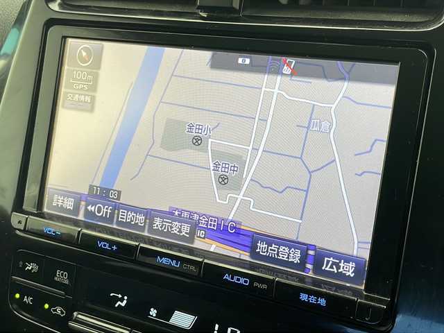 トヨタ プリウス S 千葉県 2016(平28)年 4.7万km ホワイトパールクリスタルシャイン 純正9インチナビ/AM/FM/CD/DVD/SD/BT/フルセグTV/追従クルーズコントロール/プリクラッシュセーフティ/レーンキープアシスト/モデリスタエアロ（フロント、サイド、リア）/バックカメラ/ETC/前後ドラレコ/ふらつき検知機能