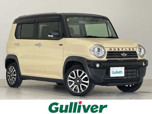 スズキ ハスラー Jスタイル Ⅲ 愛知県 2018(平30)年 4.8万km シフォンアイボリーメタリックブラック2トーンルーフ SDナビ/シートヒーター/純正アルミホイール/ルーフレール/HIDヘッドライト/オートライト/ドライブレコーダー/ETC/衝突軽減システム/フルセグ/CD/Bluetooth/ステアリングスイッチ/スマートキー/プッシュスタート
