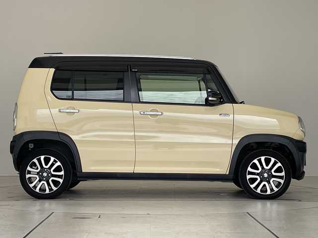 スズキ ハスラー Jスタイル Ⅲ 愛知県 2018(平30)年 4.8万km シフォンアイボリーメタリックブラック2トーンルーフ SDナビ/シートヒーター/純正アルミホイール/ルーフレール/HIDヘッドライト/オートライト/ドライブレコーダー/ETC/衝突軽減システム/フルセグ/CD/Bluetooth/ステアリングスイッチ/スマートキー/プッシュスタート