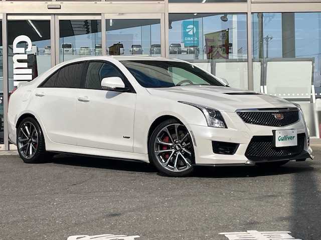 キャデラック ＡＴＳ-Ｖ スペックB 青森県 2016(平28)年 4.6万km パール キャデラックCUEシステム対応ナビ/カーボンエアロパッケージ/　ボンネットフード/　フロントスポイラー/　リアカーボンディフューザー/Brembo製レッドブレーキキャリパー/18インチ純正AW/BOSEサウンドシステム/レカロ製レザーアルカンタラパフォーマンスシート/　シートヒーター/　パワーシート/スエードタイプハンドルステアリング/ヘッドアップディスプレイ/ETC/スマートキー/保証書/車両取扱説明書