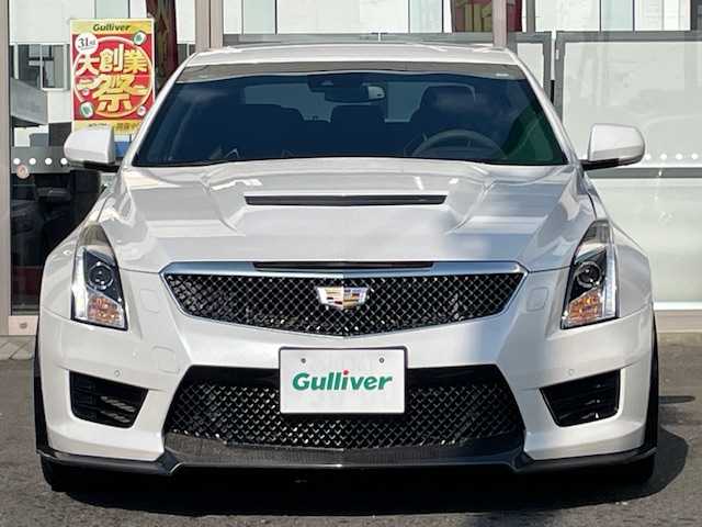 キャデラック ＡＴＳ-Ｖ スペックB 青森県 2016(平28)年 4.6万km パール キャデラックCUEシステム対応ナビ/カーボンエアロパッケージ/　ボンネットフード/　フロントスポイラー/　リアカーボンディフューザー/Brembo製レッドブレーキキャリパー/18インチ純正AW/BOSEサウンドシステム/レカロ製レザーアルカンタラパフォーマンスシート/　シートヒーター/　パワーシート/スエードタイプハンドルステアリング/ヘッドアップディスプレイ/ETC/スマートキー/保証書/車両取扱説明書