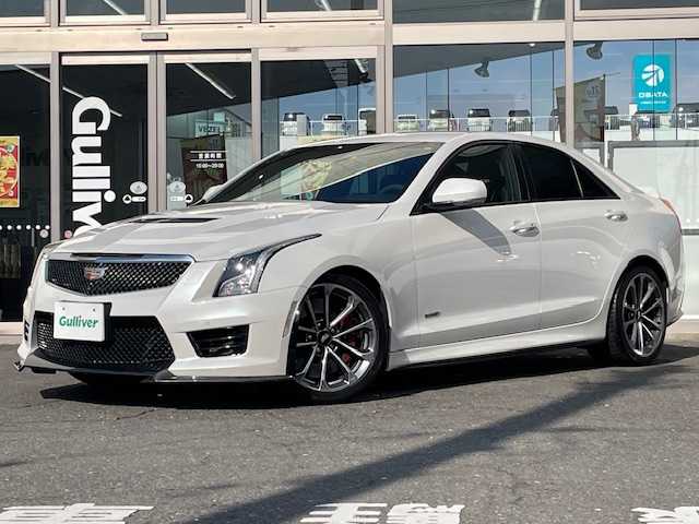 キャデラック ＡＴＳ-Ｖ スペックB 青森県 2016(平28)年 4.6万km パール キャデラックCUEシステム対応ナビ/カーボンエアロパッケージ/　ボンネットフード/　フロントスポイラー/　リアカーボンディフューザー/Brembo製レッドブレーキキャリパー/18インチ純正AW/BOSEサウンドシステム/レカロ製レザーアルカンタラパフォーマンスシート/　シートヒーター/　パワーシート/スエードタイプハンドルステアリング/ヘッドアップディスプレイ/ETC/スマートキー/保証書/車両取扱説明書