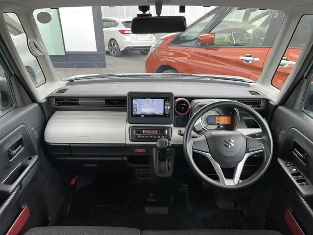 スズキ スペーシア HYBRID G 香川県 2019(令1)年 5.9万km オフブルーM 社外7インチメモリナビ/→フルセグ/CD/DVD/Bluetooth/AM/FM/バックカメラ/両側スライドドア/ワンオーナー/LEDオートライト/ハイビームアシスト/サイドアンダーミラー/デュアルカメラブレーキサポート/横滑り防止装置/盗難防止装置/前方ドライブレコーダー/ETC/アイドリングストップ/プッシュスタート/スマートキー