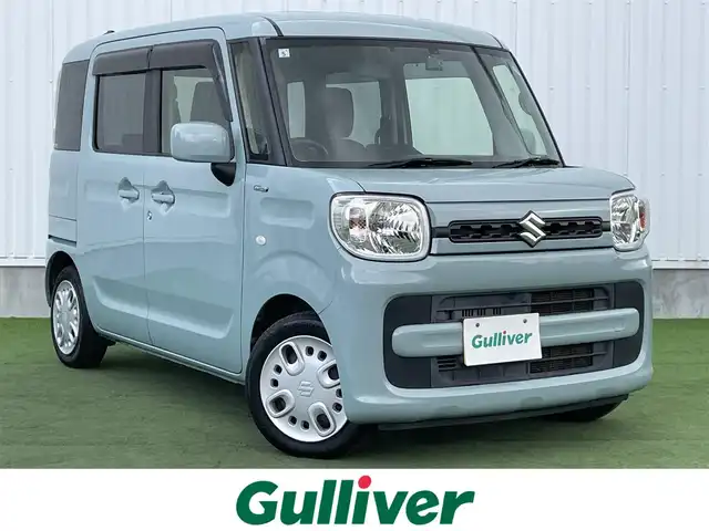 スズキ スペーシア HYBRID G 香川県 2019(令1)年 5.9万km オフブルーM 社外7インチメモリナビ/→フルセグ/CD/DVD/Bluetooth/AM/FM/バックカメラ/両側スライドドア/ワンオーナー/LEDオートライト/ハイビームアシスト/サイドアンダーミラー/デュアルカメラブレーキサポート/横滑り防止装置/盗難防止装置/前方ドライブレコーダー/ETC/アイドリングストップ/プッシュスタート/スマートキー