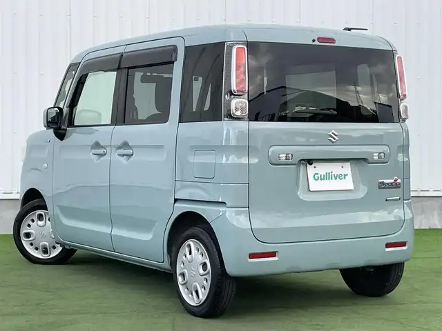スズキ スペーシア HYBRID G 香川県 2019(令1)年 5.9万km オフブルーM 社外7インチメモリナビ/→フルセグ/CD/DVD/Bluetooth/AM/FM/バックカメラ/両側スライドドア/ワンオーナー/LEDオートライト/ハイビームアシスト/サイドアンダーミラー/デュアルカメラブレーキサポート/横滑り防止装置/盗難防止装置/前方ドライブレコーダー/ETC/アイドリングストップ/プッシュスタート/スマートキー