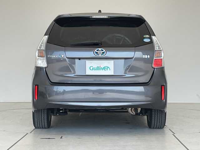 トヨタ プリウス α S チューンブラック 愛知県 2014(平26)年 6.1万km グレーメタリック SDナビ/バックカメラ/オートライト/ＥＴＣ/フルセグ/CD DVD/Bluetooth/ステアリングスイッチ/スマートキー/プッシュスタート