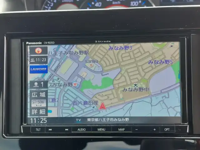 スズキ ワゴンＲ スティングレー HYBRID T 東京都 2018(平30)年 7.6万km ブルーイッシュブラックパール3 スズキセーフティサポート/・デュアルセンサーブレーキサポート/・車線逸脱警報機能/・先行車発進お知らせ機能/・誤発進抑制機能/・クルーズコントロール/・ヘッドアップディスプレイ/プッシュスタート/アイドリングストップ/パドルシフト/ストラーダナビ/フルセグTV/バックカメラ/ETC/前後ドライブレコーダー CS-91FH/運転席シートヒーター/LEDヘッドライト/オートライト/ドアバイザー/15インチ純正アルミホイール/スマートキー
