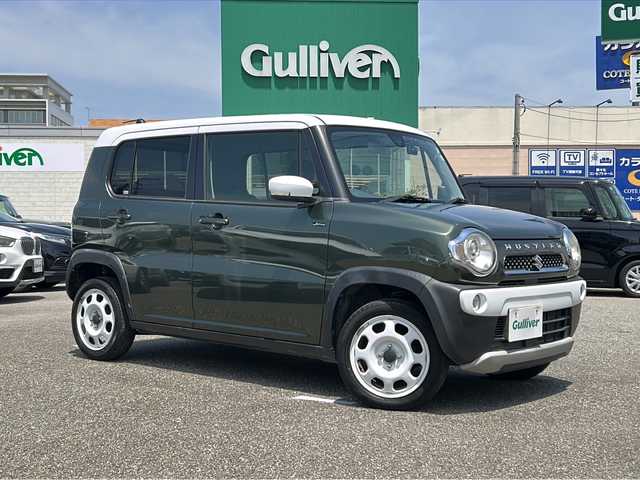 スズキ ハスラー Jスタイル 石川県 2015(平27)年 5万km クールカーキパールメタリック/ホワイト2トーンルーフ 社外メモリナビ〔MDV-D304〕/（CD/USB/AUX）/ワンセグテレビ/ETC/ドライブレコーダー/D/N席シートヒーター/アイドリングストップ/ウィンカーミラー/プッシュスタート/スマートキー/純正フロアマット/オートライト/HIDヘッドライト