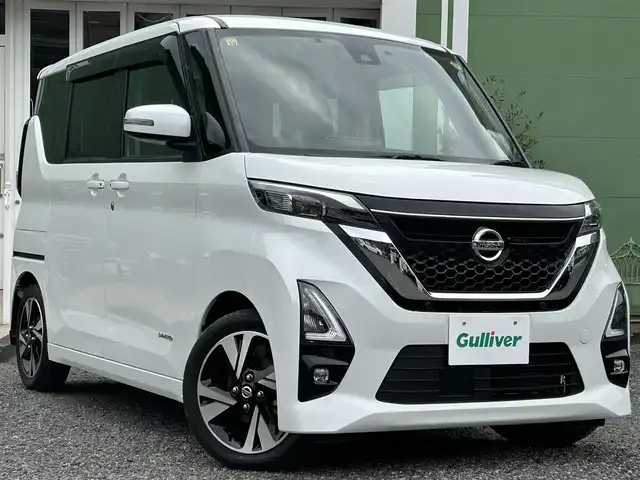 日産 ルークス HWS Gターボ プロパイロットED 埼玉県 2020(令2)年 0.6万km ホワイトパール 純正9インチナビ/アラウンドビューモニター/ETC2.0/禁煙車/Bluetooth接続/USB入力端子/両側パワースライドドア/ナビ連動型ドラレコ/純正フロアマット/コーナーセンサー
