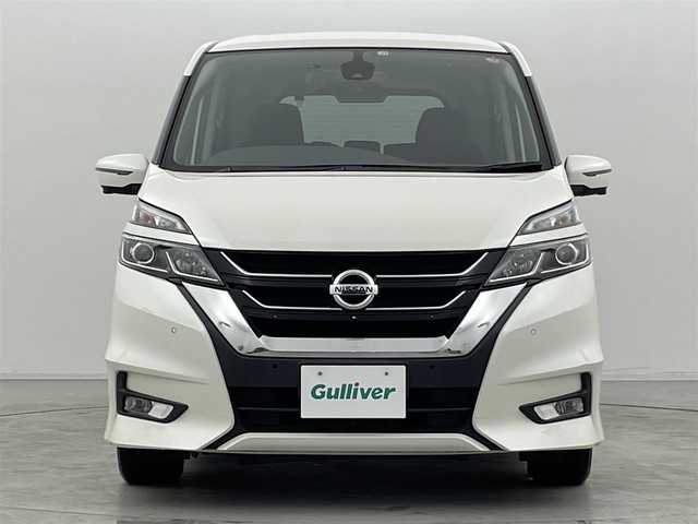 日産 セレナ ハイウェイスター Vセレクション 群馬県 2017(平29)年 6.9万km ブリリアントホワイトパール セーフティパックB/SRSカーテンエアバッグシステム&サイドエアバッグシステム/インテリジェントルームミラー/インテリジェントアラウンドビューモニター/インテリジェントDA（ふらつき警報）/・ヒーター付ドアミラー/・電動パーキングブレーキ/・オートブレーキホールド/・プロパイロット/・ステアリングスイッチ/純正フリップダウンモニター/純正SDナビ/（TV/BT/CD/DVD/SD/AM/FM）/インテリジェントパーキングアシスト/ハンズフリー両側パワースライドドア/エマージェンシーブレーキ/レーンディパーチャーアラート/アイドリングストップ