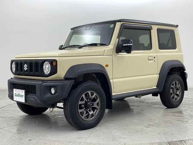 スズキ ジムニー シエラ JC 宮城県 2019(平31)年 3.4万km シフォンアイボリーメタリックブラック2トーンルーフ スズキセーフティサポート/・デュアルセンサーブレーキサポート/・車線逸脱警報システム/・オートハイビーム/クルーズコントロール/純正革調シートカバー/前席シートヒーター/社外SDナビ/・CD.DVD.SD.BT/フルセグTV/バックモニター/LEDヘッドライト/フォグランプ/ダウンヒルアシストコントロール/横滑り防止装置/アイドリングストップ/ヘッドライトウォッシャー/プッシュスタート/スマートキー/ステアリングスイッチ/ミラーヒーター/純正15インチアルミホイール/純正フロアマット/ドアバイザー