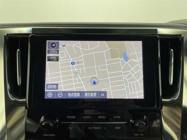 トヨタ アルファードハイブリット SR Cパッケージ 群馬県 2021(令3)年 5.7万km ホワイトパールクリスタルシャイン ツインムーンルーフ/＝＝＝＝＝/純正9インチナビ/・AM/FM/Bletooth/フルセグTV/・USB/AppleCarPlay/AndroidAuto/純正フリップダウンモニター/パワーバックドア/両側パワースライドドア/トヨタセーフティセンス/・プリクラッシュセーフティシステム/・レーントレーシングアシスト/・アダプティブハイビームシステム/・レーダークルーズコントロール(全車速追従機能付)/・ロードサインアシスト/先行車発進告知機能/三眼LEDヘッドランプ/プッシュスタート/スマートキー/電動パーキングブレーキ/オートブレーキホールド