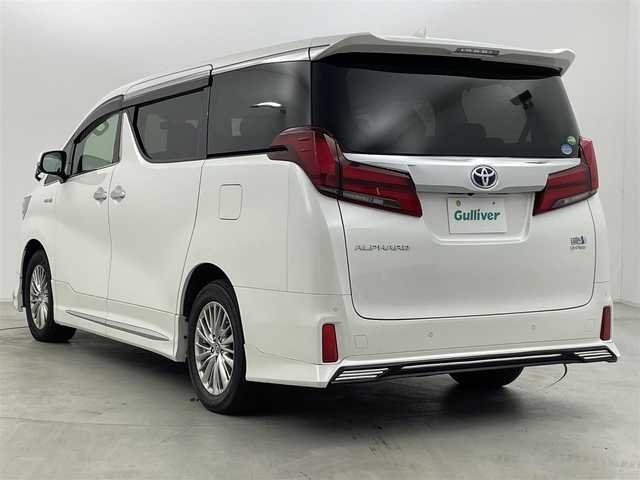 トヨタ アルファードハイブリット SR Cパッケージ 群馬県 2021(令3)年 5.7万km ホワイトパールクリスタルシャイン ツインムーンルーフ/＝＝＝＝＝/純正9インチナビ/・AM/FM/Bletooth/フルセグTV/・USB/AppleCarPlay/AndroidAuto/純正フリップダウンモニター/パワーバックドア/両側パワースライドドア/トヨタセーフティセンス/・プリクラッシュセーフティシステム/・レーントレーシングアシスト/・アダプティブハイビームシステム/・レーダークルーズコントロール(全車速追従機能付)/・ロードサインアシスト/先行車発進告知機能/三眼LEDヘッドランプ/プッシュスタート/スマートキー/電動パーキングブレーキ/オートブレーキホールド