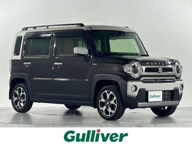 スズキ ハスラー Jスタイル Ⅱ ターボ 佐賀県 2023(令5)年 1.5万km アーバンブラウンパールメタリック/ソフトベージュ2トーン 純正8インチナビ/AM/FM/CD/DVD/Bluetooth/USB/フルセグTV/アラウンドビューモニター/スズキセーフティサポート/レーダークルーズコントロール/レーンキープアシスト/後方コーナーセンサー/シートヒーター/ビルトインETC/ルーフレール/純正フロアマット/純正15インチアルミホイール/LEDヘッドライト/フォグランプ/パドルシフト/スマートキー/スペアキー