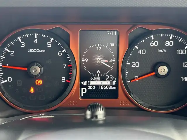 ダイハツ タフト G 福島県 2023(令5)年 1.9万km フォレストカーキメタリック ＊純正SDナビ/（フルセグ/FM/AM/Bluetooth//DVD/CD/SD/USB/Ipod）/＊全方位カメラ/＊ETC/＊純正ドライブレコーダー（前方のみ）/＊衝突被害軽減ブレーキ/＊横滑り防止装置/＊パーキングアシスト/＊電動パーキング/＊車線逸脱支援システム/＊盗難防止システム/＊ムーンルーフ/＊４WD/＊LEDオートヘッドライト/＊前後コーナーセンサー