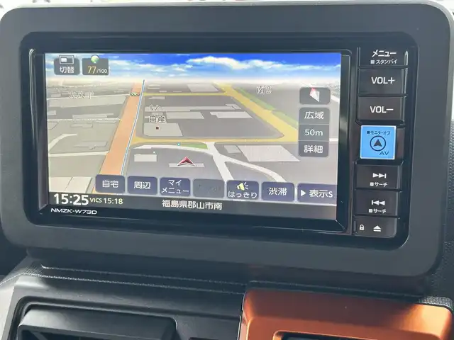 ダイハツ タフト G 福島県 2023(令5)年 1.9万km フォレストカーキメタリック ＊純正SDナビ/（フルセグ/FM/AM/Bluetooth//DVD/CD/SD/USB/Ipod）/＊全方位カメラ/＊ETC/＊純正ドライブレコーダー（前方のみ）/＊衝突被害軽減ブレーキ/＊横滑り防止装置/＊パーキングアシスト/＊電動パーキング/＊車線逸脱支援システム/＊盗難防止システム/＊ムーンルーフ/＊４WD/＊LEDオートヘッドライト/＊前後コーナーセンサー