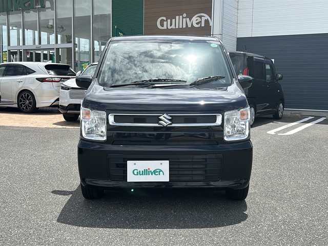 スズキ ワゴンＲ FA 佐賀県 2021(令3)年 1.7万km ブルーイッシュブラックパール3 コーナーセンサー/クリアランスソナー/オートライト/オートマチックハイビーム/エアバックW＋サイド/レーンキープアシスト/盗難防止装置/横滑り防止装置/衝突以外軽減システム/AUX接続