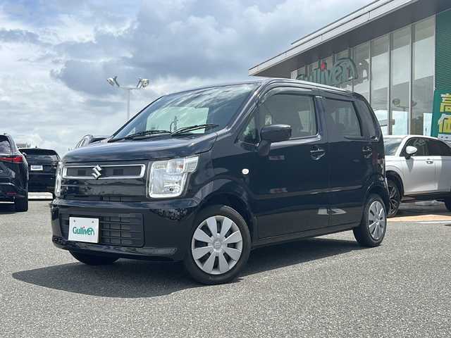スズキ ワゴンＲ FA 佐賀県 2021(令3)年 1.7万km ブルーイッシュブラックパール3 コーナーセンサー/クリアランスソナー/オートライト/オートマチックハイビーム/エアバックW＋サイド/レーンキープアシスト/盗難防止装置/横滑り防止装置/衝突以外軽減システム/AUX接続