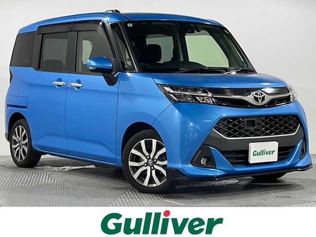 トヨタ タンク カスタムG－T 広島県 2018(平30)年 6.3万km ファインブルーマイカメタリック 禁煙車/純正９型ナビ/バックカメラ/両側パワースライドドア/ＥＴＣ/前方ドラレコ/クルーズコントロール/衝突軽減/踏み間違い防止/後方コーナーセンサー/アイドリングストップ/ＬＥＤヘッドライト/フォグランプ/純正15インチアルミホイール(175/55/R15)/エアバッグ(運転席/助手席)