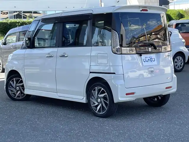 スズキ スペーシア カスタム XS 愛知県 2015(平27)年 6.5万km クリスタルホワイトP (株)IDOMが運営する【じしゃロン豊川店】の自社ローン専用車両になります。こちらは現金またはオートローンご利用時の価格です。自社ローンご希望の方は別途その旨お申付け下さい/社外SDナビ/（AM/FM/CD/DVD/ワンセグ）/バックカメラ/両側パワースライドドア /前後ドライブレコーダー/衝突被害軽減ブレーキ/レーンキープアシスト/運転席シートヒーター/オートライト/HIDヘッドライト/純正AW15インチ/ステアリングリモコン/ドアバイザー/フォグライト