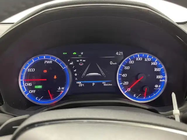 トヨタ クラウン ハイブリッド RS アドバンス 群馬県 2019(令1)年 4.9万km ホワイトパールクリスタルシャイン 禁煙車　純正ナビ　全方位カメラ　ブラインドスポットモニター　クリアランスソナー　プリクラッシュセーフティ　リアクロストラフィックアラート　レーンキープアシスト　アダクティブクルーズコントロール　オートマチックハイビーム　置くだけ充電　シートヒーター　エアシート
