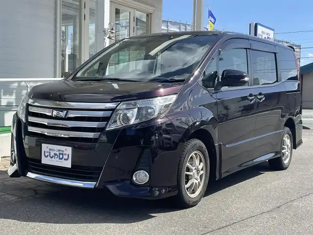 トヨタ ノア Si 秋田県 2014(平26)年 12.2万km ボルドーマイカメタリック (株)IDOMが運営する【じしゃロン秋田店】の自社ローン専用車両になります。こちらは現金またはオートローンご利用時の価格です。自社ローンご希望の方は別途その旨お申付け下さい//////////////////////////////メモリナビ/フルセグテレビ/フリップダウンモニター/ウィンカーミラー/ドアバイザー/プッシュスタート/片側パワースライドドア/スマートキー