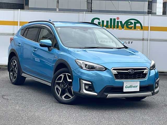 スバル ＸＶ ハイブリッド アドバンス 愛知県 2019(令1)年 4.1万km ラグーンブルーP /禁煙//ワンオーナー//純正メモリナビ　//フルセグ//CD/DVD/SD/BT/iPod/USB/AM/FM//サイドビューカメラ　//バックカメラ//ハーフレザー　//前席パワーシート//ドライブレコーダー　//ETC　//純正18AW//e-BOXER　//オートリトラミラー//LEDオートライト　//フォグランプ//革巻きステア　//ステアスイッチ　//パドルシフト//電子パーキング　//オートブレーキホールド//アイサイト　//BSM　//ACC　//RAB　//PCS　//LKA//AT誤発進抑制制御　//AT誤後進抑制制御//クリアランスソナー　//X-MODE　//ルーフレール//スマートキー　//純正フロアマット/ドアバイザー//保証書　//取説　//記録簿　//スペアキー