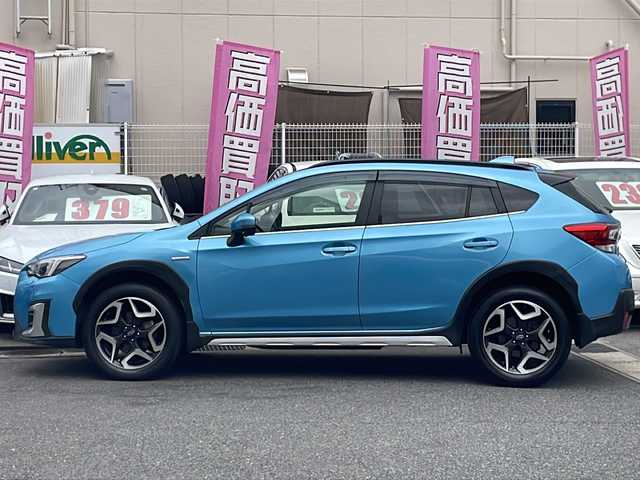 スバル ＸＶ ハイブリッド アドバンス 愛知県 2019(令1)年 4.1万km ラグーンブルーP /禁煙//ワンオーナー//純正メモリナビ　//フルセグ//CD/DVD/SD/BT/iPod/USB/AM/FM//サイドビューカメラ　//バックカメラ//ハーフレザー　//前席パワーシート//ドライブレコーダー　//ETC　//純正18AW//e-BOXER　//オートリトラミラー//LEDオートライト　//フォグランプ//革巻きステア　//ステアスイッチ　//パドルシフト//電子パーキング　//オートブレーキホールド//アイサイト　//BSM　//ACC　//RAB　//PCS　//LKA//AT誤発進抑制制御　//AT誤後進抑制制御//クリアランスソナー　//X-MODE　//ルーフレール//スマートキー　//純正フロアマット/ドアバイザー//保証書　//取説　//記録簿　//スペアキー