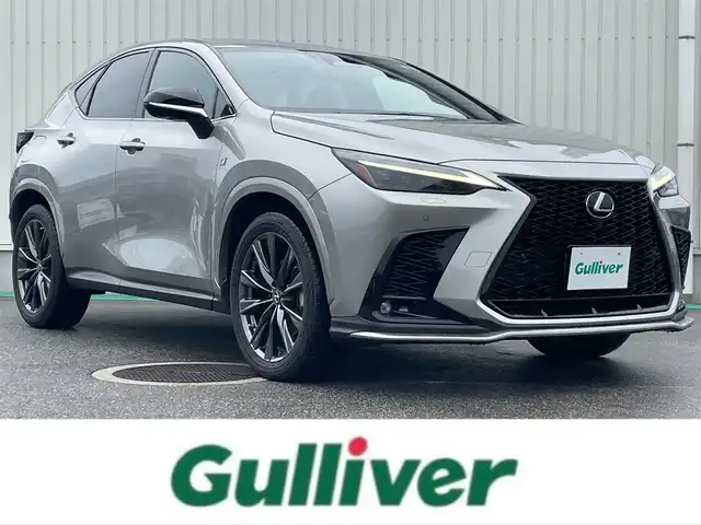 レクサス ＮＸ 450h+ Fスポーツ 富山県 2022(令4)年 4.5万km ソニックチタニウム パノラミックビューモニター/ブラックレザーシート/メーカーナビ/フルセグＴＶ/Bluetooth/DVD再生/レクサスセーフティシステム+/レーダークルーズコントロール/レーンキープアシスト/オートマチックハイビーム/クリアランスソナー/前席パワーシート/前席エアシート/全席シートヒーター/ビルトインETC２．０/ＡＣ１００Ｖ電源/LEDオートライト/ＬＥＤフォグライト