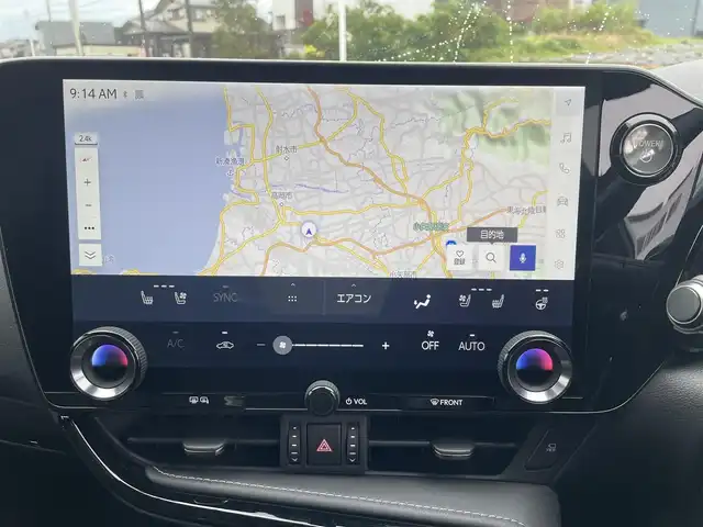 レクサス ＮＸ 450h+ Fスポーツ 富山県 2022(令4)年 4.5万km ソニックチタニウム パノラミックビューモニター/ブラックレザーシート/メーカーナビ/フルセグＴＶ/Bluetooth/DVD再生/レクサスセーフティシステム+/レーダークルーズコントロール/レーンキープアシスト/オートマチックハイビーム/クリアランスソナー/前席パワーシート/前席エアシート/全席シートヒーター/ビルトインETC２．０/ＡＣ１００Ｖ電源/LEDオートライト/ＬＥＤフォグライト