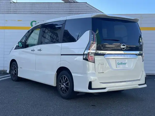 日産 セレナ ハイウェイスター V 埼玉県 2019(令1)年 4万km ブリリアントホワイトパール ワンオーナー/4WD/純正ナビ（CD/DVD/フルセグ/BT)/プロパイロット/アラウンドビューモニター/両側パワースライドドア/ハンズフリーオートスライドドア/ブラインドスポットモニター/エマージェンシーブレーキ/前後コーナーセンサー/アイドリングストップ/前方ドライブレコーダー/LEDヘッドライト/ETC/純正アルミ積込(195/65/R15)/スペアキー1本