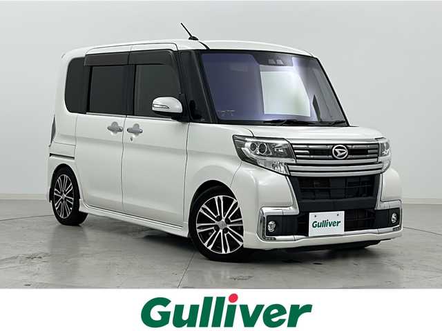 ダイハツ タント カスタム RS トップED SA Ⅲ 宮城県 2017(平29)年 3.3万km パールホワイトⅢ スマートアシストIII/・衝突回避支援ブレーキ機能/・車線逸脱警報機能/・オートハイビーム/・コーナーセンサー/純正8インチSDナビ/・BT.CD.DVD.SD.USB.HDMI/バックカメラ/ワンセグTV/両側パワースライドドア/D席シートヒーター/ステアリングスイッチ/ETC/ドライブレコーダー（F）/プッシュスタート/スマートキー×2/LEDヘッドライト/LEDフォグライト/純正フロアマット/純正15インチAW/ロールサンシェード/ドアバイザー/レーダー探知機