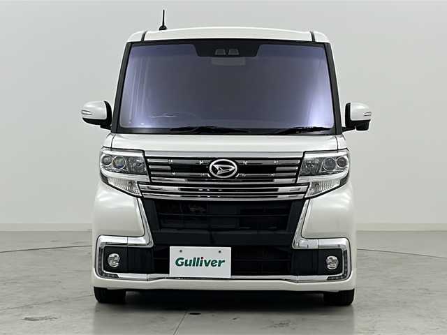 ダイハツ タント カスタム RS トップED SA Ⅲ 宮城県 2017(平29)年 3.3万km パールホワイトⅢ スマートアシストIII/・衝突回避支援ブレーキ機能/・車線逸脱警報機能/・オートハイビーム/・コーナーセンサー/純正8インチSDナビ/・BT.CD.DVD.SD.USB.HDMI/バックカメラ/ワンセグTV/両側パワースライドドア/D席シートヒーター/ステアリングスイッチ/ETC/ドライブレコーダー（F）/プッシュスタート/スマートキー×2/LEDヘッドライト/LEDフォグライト/純正フロアマット/純正15インチAW/ロールサンシェード/ドアバイザー/レーダー探知機