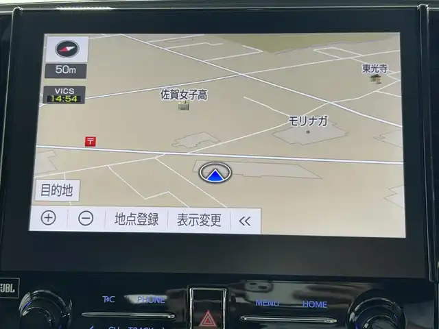 トヨタ アルファードハイブリット SR Cパッケージ 佐賀県 2023(令5)年 1.4万km ホワイトパールクリスタルシャイン メーカーオプション10.5インチナビ/（フルセグTV.CD.DVD.Bluetooth）/モデリスタエアロ/サンルーフ/JBLプレミアムサウンド/3眼LEDヘッドライト/衝突被害軽減システム/全方位バックカメラ/ブラインドスポットモニター/レーダークルーズコントロール/パーキングサポートブレーキ/ロードサインアシスト/レーンキープアシスト/アドバンスドパーク（高度駐車支援システム）/オートマチックハイビーム/オートライト/デジタルインナールームミラー/前後ドライプレコーダー/両側パワースライドドア/ステアリングヒーター/ビルトインET2.0/運転席・助手席パワーシート/運転席・助手席シートヒーター/運転席・助手席エアシート/メモリーシート/合皮シート/後席サンシェード