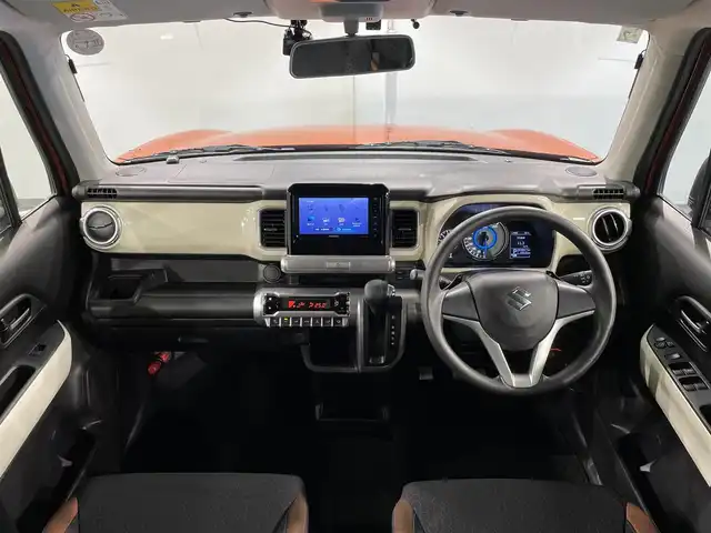 スズキ クロスビー HYBRID MX 愛知県 2018(平30)年 4.3万km フレイムオレンジパールメタリック/ブラック2トーンルーフ ナビ/ドライブレコーダー/パドルシフト/シートヒーター/アクセサリーソケット/ビルトインＥＴＣ/アイドリングストップ/純正フロアマット/純正１６インチアルミホイール/ヘッドライト/オートエアコン/電動格納ミラー
